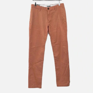 14th & Union Slim Fit Chino Pants in Coral - NEW - Size 31